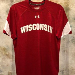 Wisconsin Badgers Under Armour Performance T-Shirt